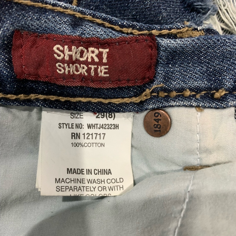 Who.A.U Denim Shorts Size 29 - Picture 7 of 8